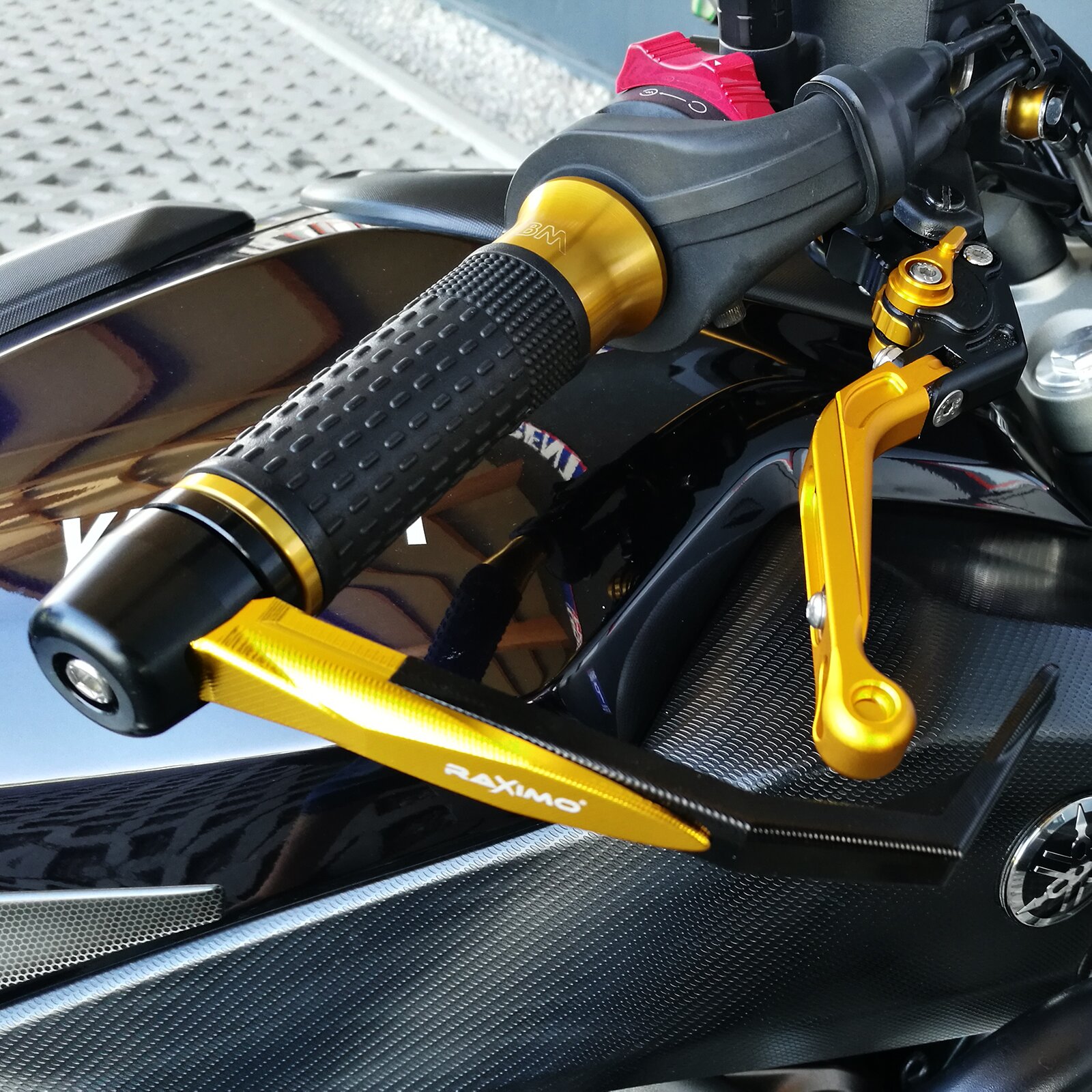 RAXIMO BCF levier de frein levier d'embrayage set long avec TÜV pour Moto  Guzzi V9 850 i.e Bobber MA 2021