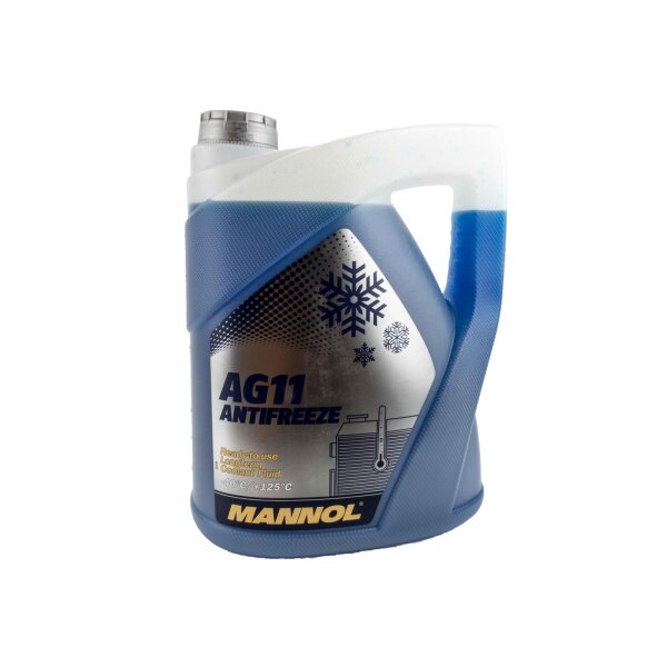 5 Litres MANNOL Antigel Radiateur Antigel AG11 Prêt à utiliser Bleu -40 ° C