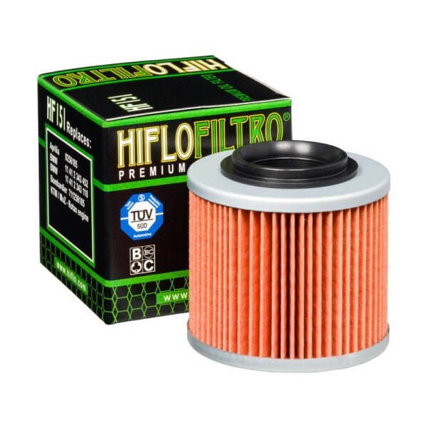Filtre &agrave; Huile HIFLO HF151 pour Husqvarna TR 650 Strada A8/0H11 2013-2015