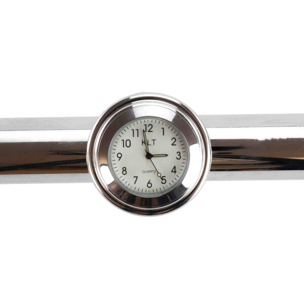 Montre guidon 22mm ou guidon personnalisé - cadran blanc pour Buell XB12XT 1200 Ulysses 2009-2010