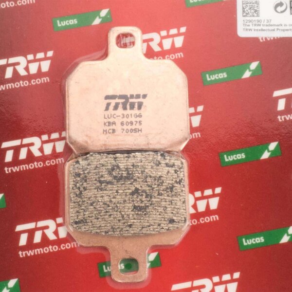 Plaquettes de Frein Arrière Lucas TRW Sinter MCB700SH pour Benelli TRK 502 P16 2018