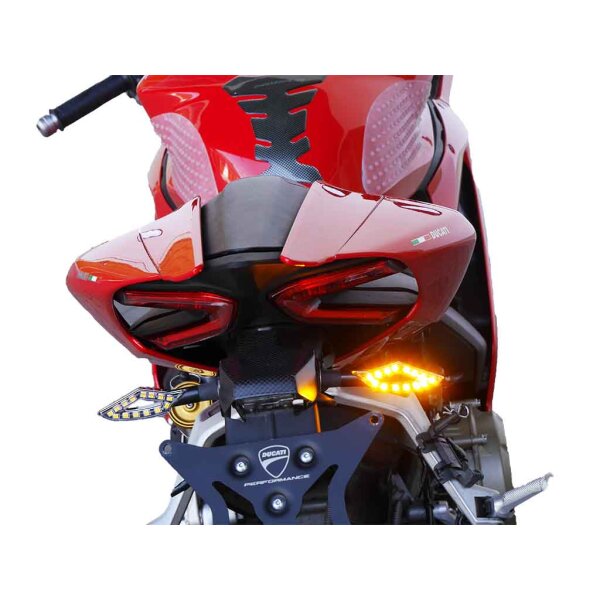 2 Clignotants de moto LED mini clignotants E-approuvé 12V pour BMW C Evolution ABS Long Range K17 2019