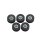 Support Car&eacute;nage Caoutchouc Set de 5 Pi&egr pour Suzuki GSX 650 FA ABS WVCJ 2011
