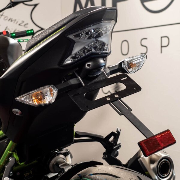 Support de Plaque dimmatriculation pour Kawasaki Z 900 ABS ZR900HA2 2021