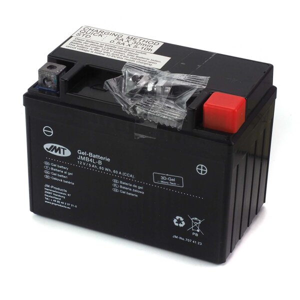 Batterie au gel YB4L-B 5AG / JMB4L-B (5Ah) pour KTM Ark 50 AC 1998-1999