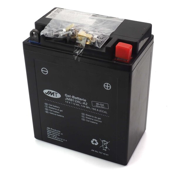 Batterie au gel YB12AL-A2 / JMB12AL-A2 pour Aprilia Atlantic 125 2010