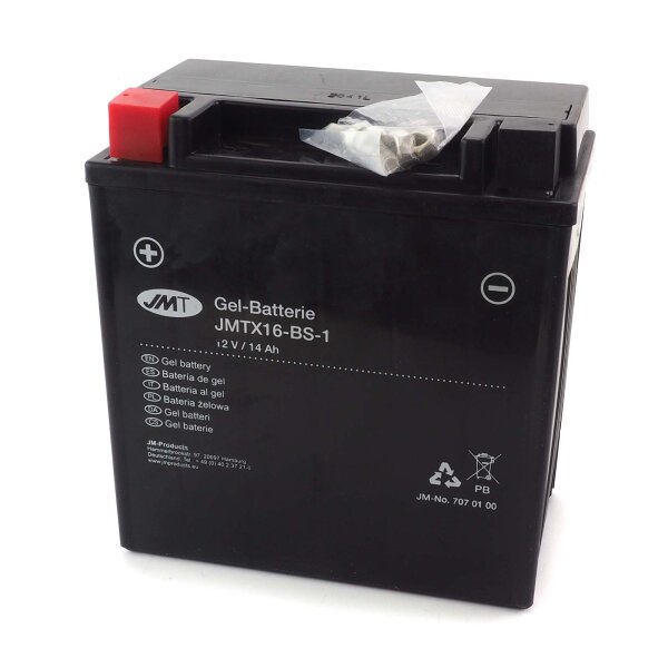 Batterie au gel YTX16-BS-1 / JMTX16-BS-1