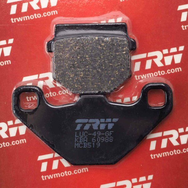 Plaquettes de frein arri&egrave;re TRW Lucas MCB51 pour Aprilia RS4 125 TW 2013