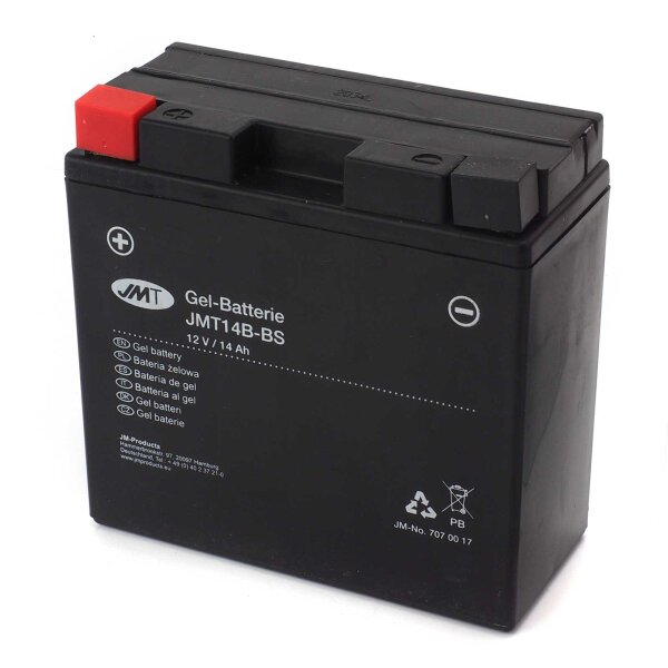 Batterie au gel YT14B-BS / JMT14B-BS pour Yamaha XJR 1300 RP06 2002-2003