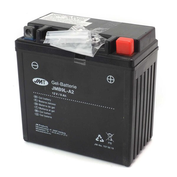Gel Batterie YB9L-A2 / JMB9L-A2 pour Kawasaki EL 250 B Eliminator EL250B 1988-1990