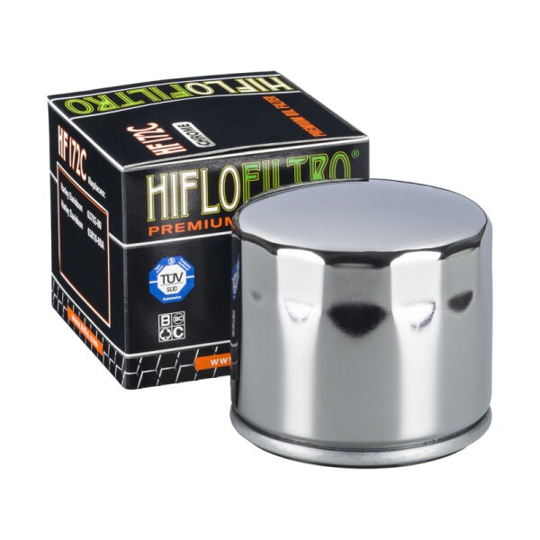 Filtre &agrave; Huile chrome HIFLO HF172C