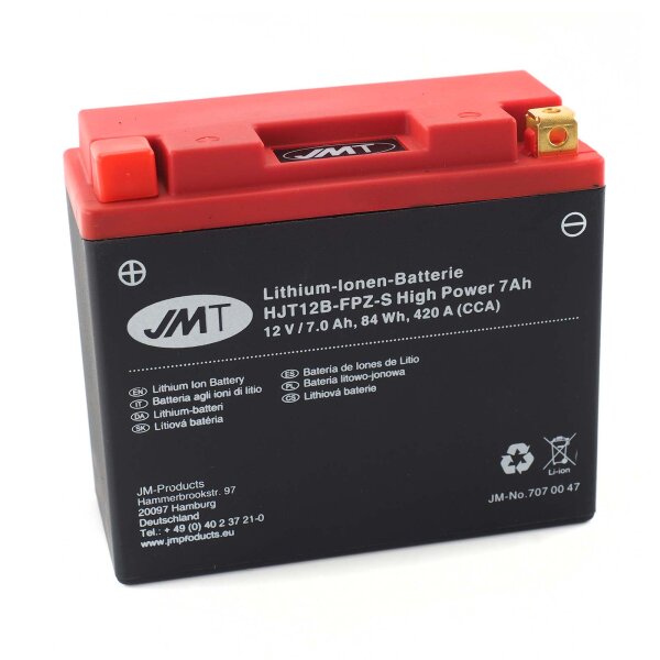 Batterie Moto Lithium-Ion HJT12B-FPZ-S pour Triumph Bonneville 865 EFI T100 986MF 2008-2014