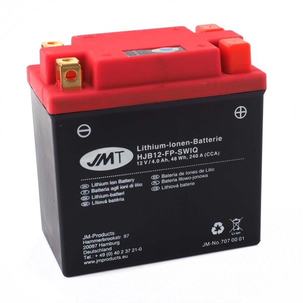 Batterie Moto Lithium-Ion HJB12-FP pour Aprilia Atlantic 125 2008