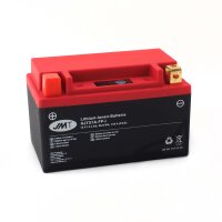 Lithium-Ion motorbike battery HJTX7A-FP pour le modèle :  AGM Motor Fighter 50 RS One Eco 2011-2013