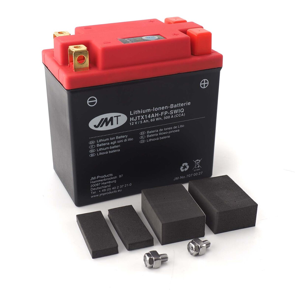 Chargeur batterie pour moto custom LithiumPlomb 3 6A IO5 CB4038