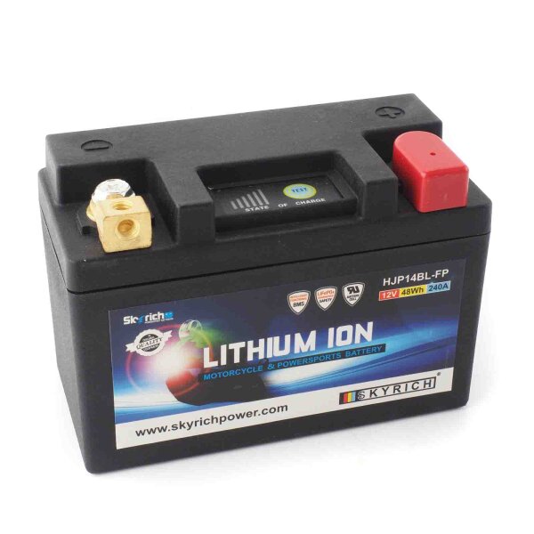 Batterie Moto Lithium-Ion HJP14BL-FP pour Aprilia Leonardo 150 MB 1998