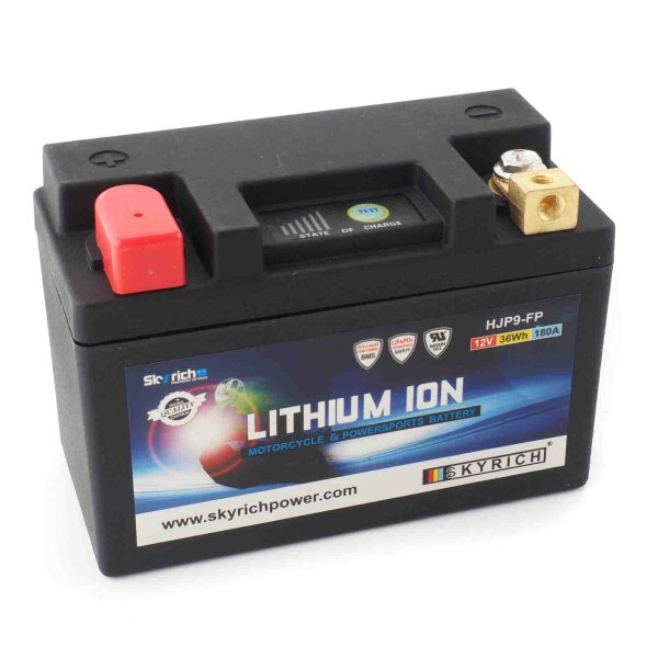 Batterie Moto Lithium-Ion HJP9-FP pour Piaggio Skipper 125 LX 1998-2000