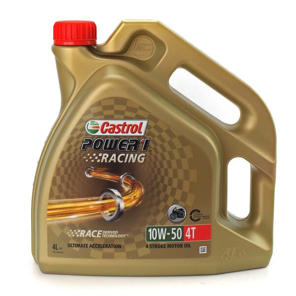 Huile moteur Castrol POWER1 Racing 4T 10W-50 4l pour BMW F 800 GS (E8GS/K72) 2010