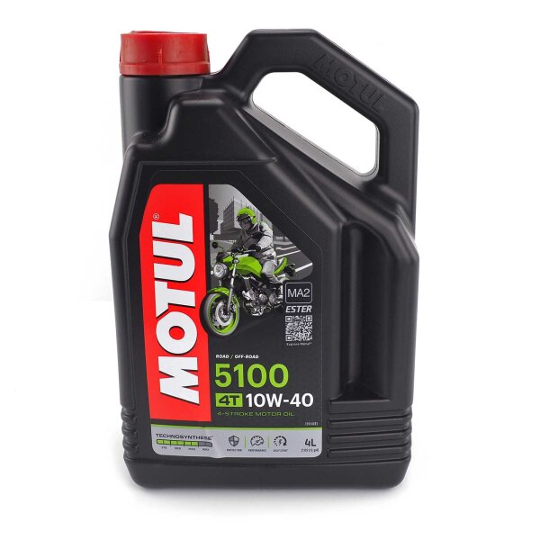 Huile moteur MOTUL 5100 4T 10W-40 4l pour Honda NSC 50 R T2 Repsol 2016-2017