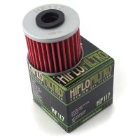 filtre &agrave; huile de transmission Hiflo HF117 pour le modèle :  Honda NC 750 S/SD DCT 2014-2017