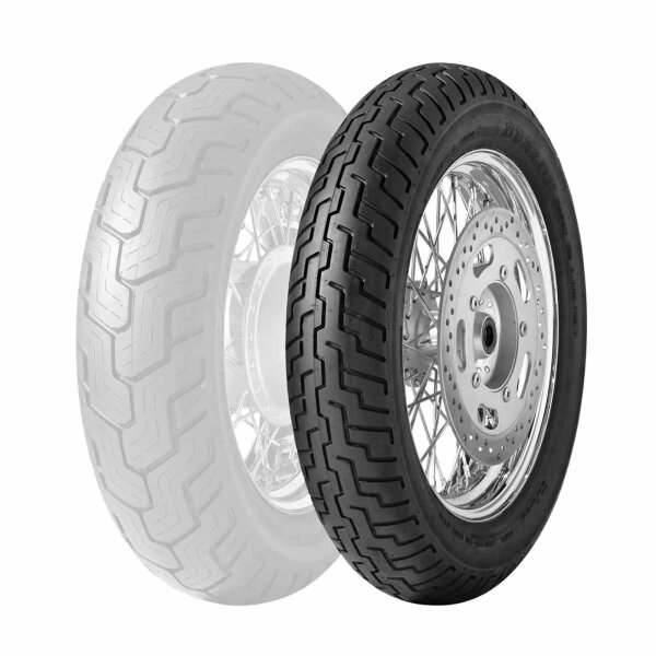 Pneu Dunlop D404  (TT) G 130/90-16 67H pour Harley Davidson Dyna Fat Bob 96 FXDF 2012