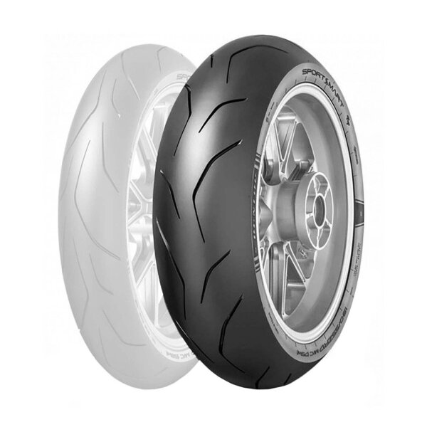 Pneu Dunlop SportSmart TT 180/55-17 (73W) (Z)W pour Ducati Scrambler 800 Cafe Racer KC 2019