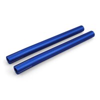Tube de guidon excentrique 22mm bleu