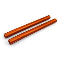 Kit tube de guidon excentrique 22mm orange