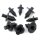 10 clips de fixation de rev&ecirc;tement pour Suzuki SFV 650 Gladius WVCX 2011